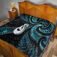 New Zealand Aotearoa Quilt Maori Manaia Paua Shell Glitter Turquoise LT05 - Polynesian Pride