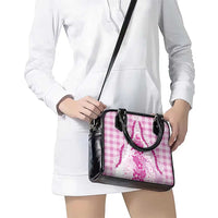 Aloha Hawaii Palaka Shoulder Handbag Pink Plumeria Lei - Polynesian Pride