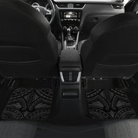 Custom New Zealand Maori Taiaha Car Mats Tiki Warrior Black LT05 - Polynesian Pride