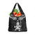 New Zealand Maori Taiaha Grocery Bag Tiki Warrior Black