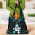New Zealand Maori Taiaha Grocery Bag Tiki Warrior Paua Shell