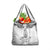 New Zealand Maori Taiaha Grocery Bag Tiki Warrior White