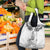 New Zealand Maori Taiaha Grocery Bag Tiki Warrior White