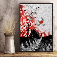 Kei Wareware Tatou New Zealand ANZAC Day Canvas Wall Art Lest We Forget LT05 - Polynesian Pride