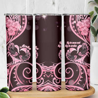 New Zealand Valentine Skinny Tumbler Aroha Sweet Pink Piwakawaka LT05 - Polynesian Pride