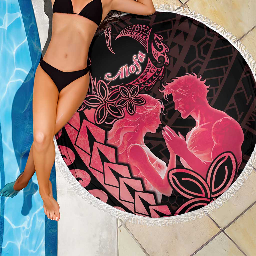 Alofa Samoa Valentine Red Beach Blanket Love Is The Greatest Thing