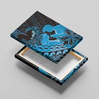 Alofa Samoa Valentine Blue Canvas Wall Art Love Is The Greatest Thing
