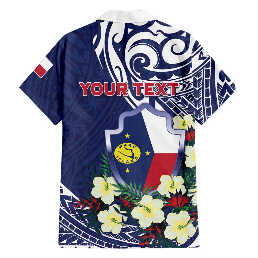 Personalised Wake Island Family Matching Summer Maxi Dress and Hawaiian Shirt Tribal Pattern With Hibiscus Flowers LT05 - Polynesian Pride