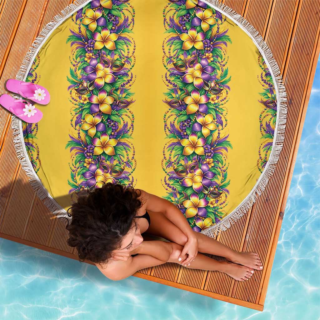 Aloha Hawaii Mardi Gras Beach Blanket Gold Style