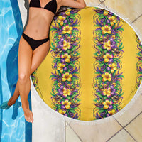 Aloha Hawaii Mardi Gras Beach Blanket Gold Style