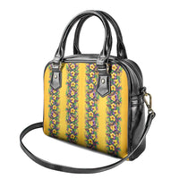 Aloha Hawaii Mardi Gras Shoulder Handbag Gold Style