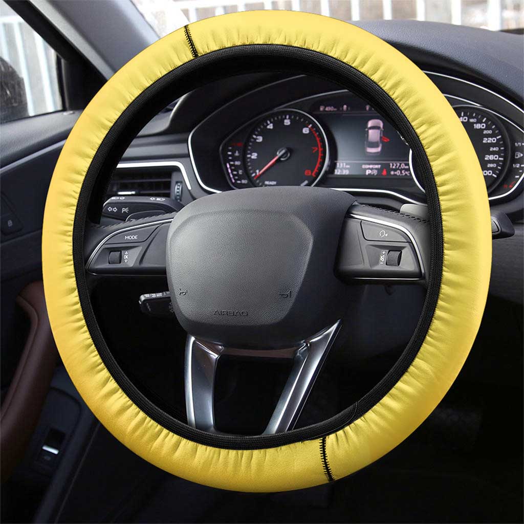 Aloha Hawaii Mardi Gras Steering Wheel Cover Gold Style