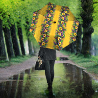 Aloha Hawaii Mardi Gras Umbrella Gold Style