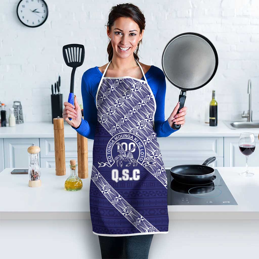 Tonga Queen Salote College Apron 100 Years Anniversary Navy Color