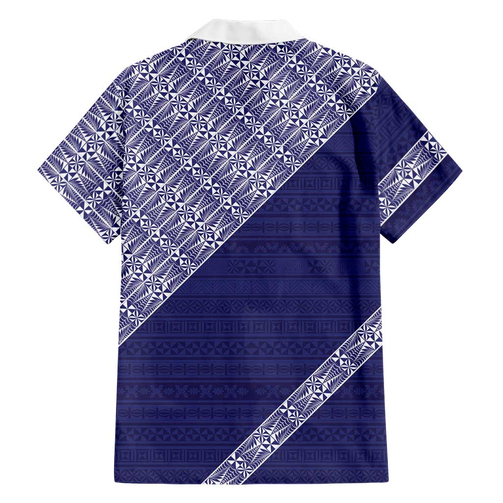 Tonga Queen Salote College Family Matching Mermaid Dress and Hawaiian Shirt 100 Years Anniversary Navy Color LT05 - Polynesian Pride