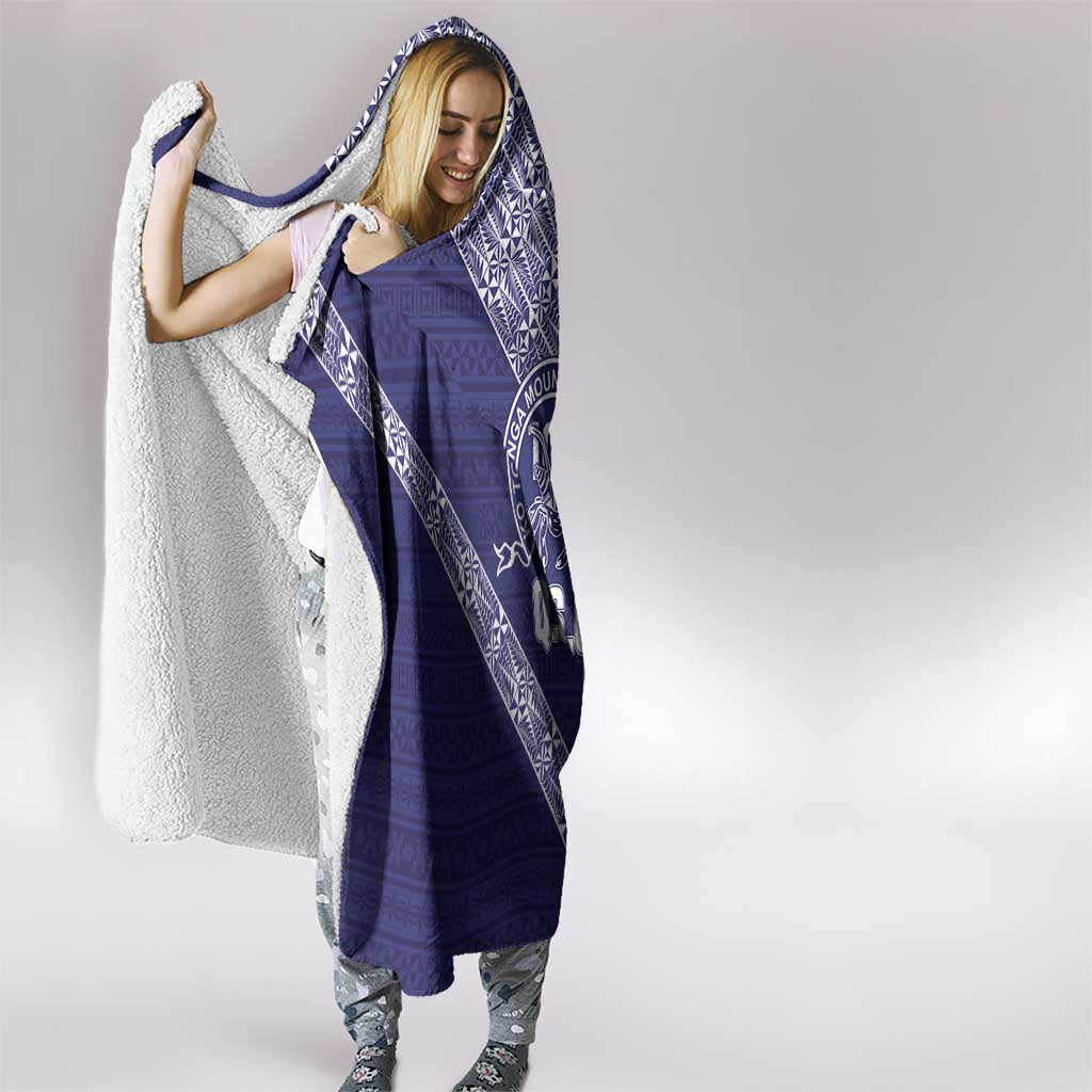 Tonga Queen Salote College Hooded Blanket 100 Years Anniversary Navy Color