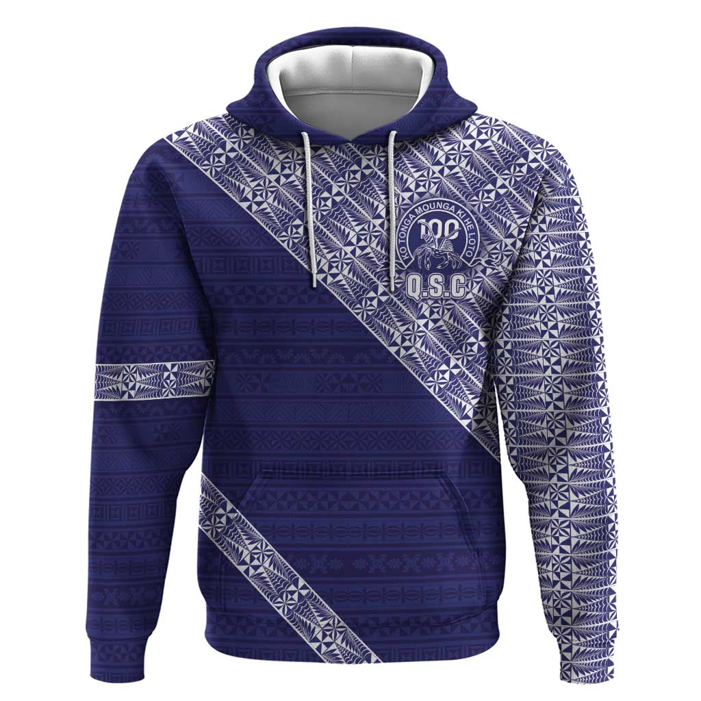 Tonga Queen Salote College Hoodie 100 Years Anniversary Navy Color