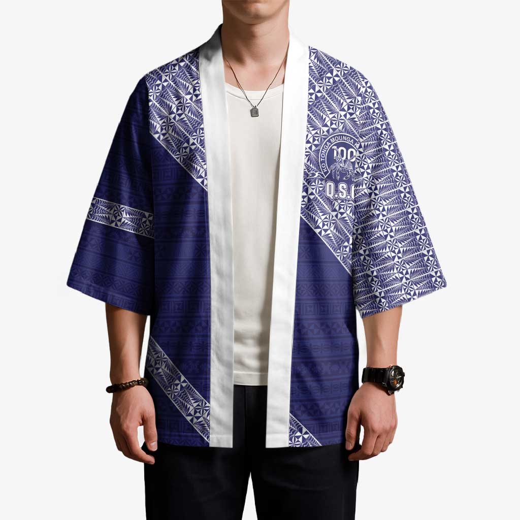 Tonga Queen Salote College Kimono 100 Years Anniversary Navy Color