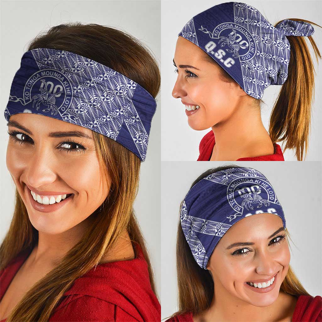 Tonga Queen Salote College Neck Gaiter 100 Years Anniversary Navy Color