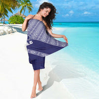 Tonga Queen Salote College Sarong 100 Years Anniversary Navy Color