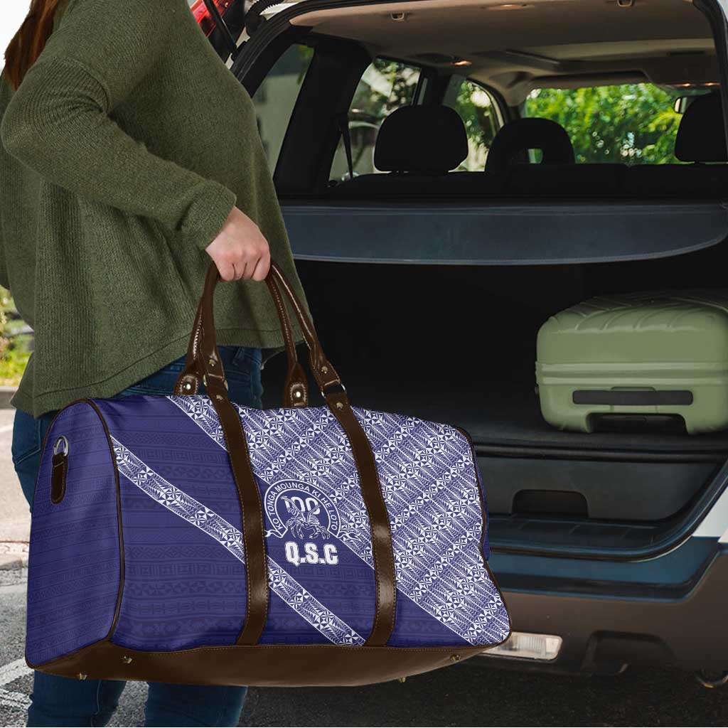 Tonga Queen Salote College Travel Bag 100 Years Anniversary Navy Color