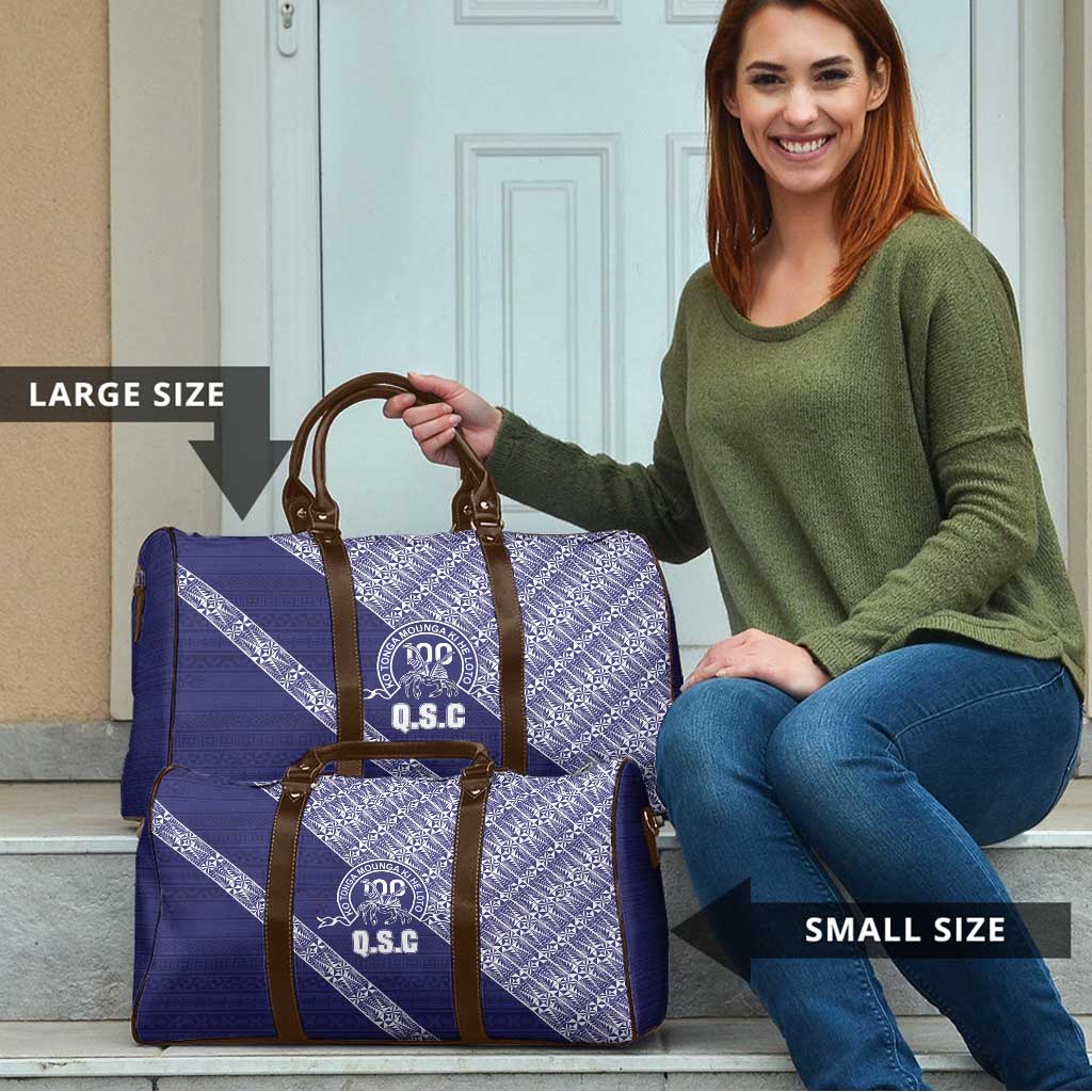 Tonga Queen Salote College Travel Bag 100 Years Anniversary Navy Color