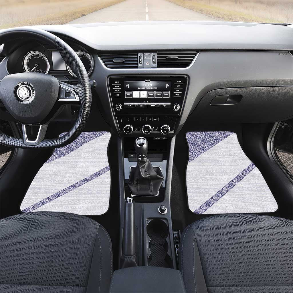 Tonga Queen Salote College Car Mats 100 Years Anniversary White Color