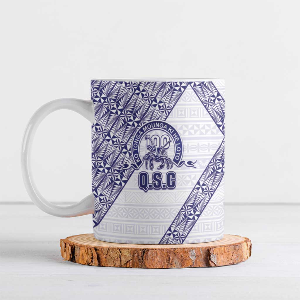 Tonga Queen Salote College Ceramic Mug 100 Years Anniversary White Color