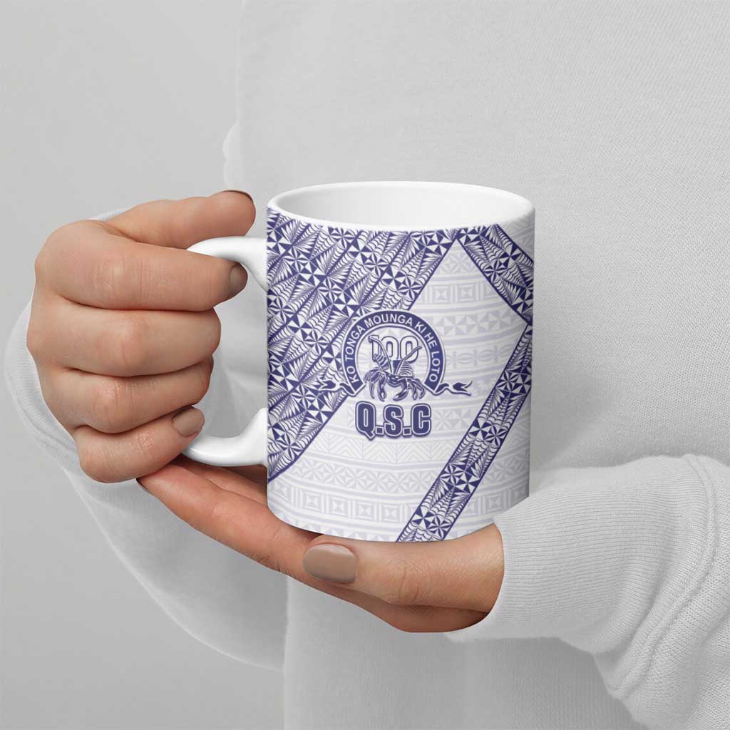 Tonga Queen Salote College Ceramic Mug 100 Years Anniversary White Color