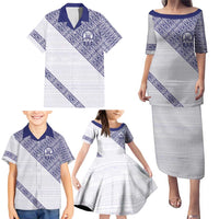Tonga Queen Salote College Family Matching Puletasi and Hawaiian Shirt 100 Years Anniversary White Color LT05 - Polynesian Pride