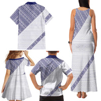 Tonga Queen Salote College Family Matching Tank Maxi Dress and Hawaiian Shirt 100 Years Anniversary White Color LT05 - Polynesian Pride