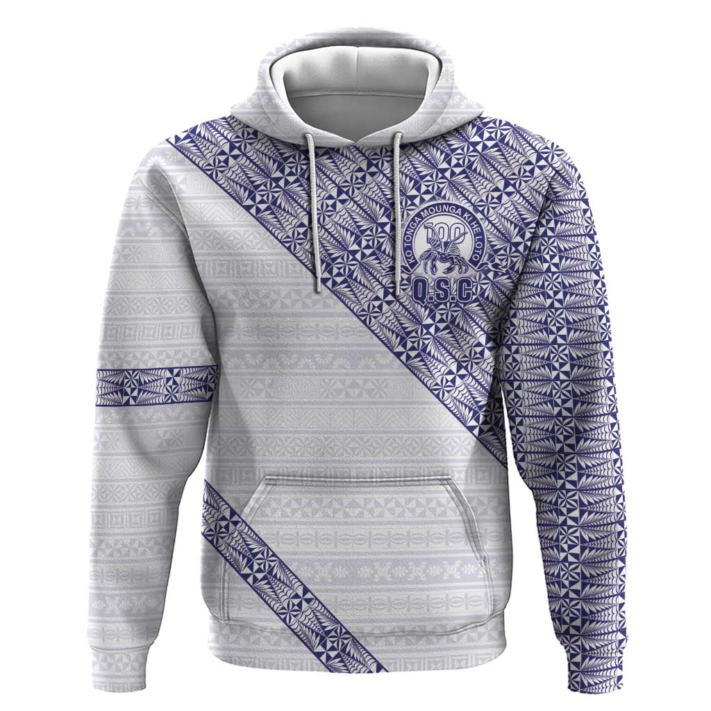 Tonga Queen Salote College Hoodie 100 Years Anniversary White Color