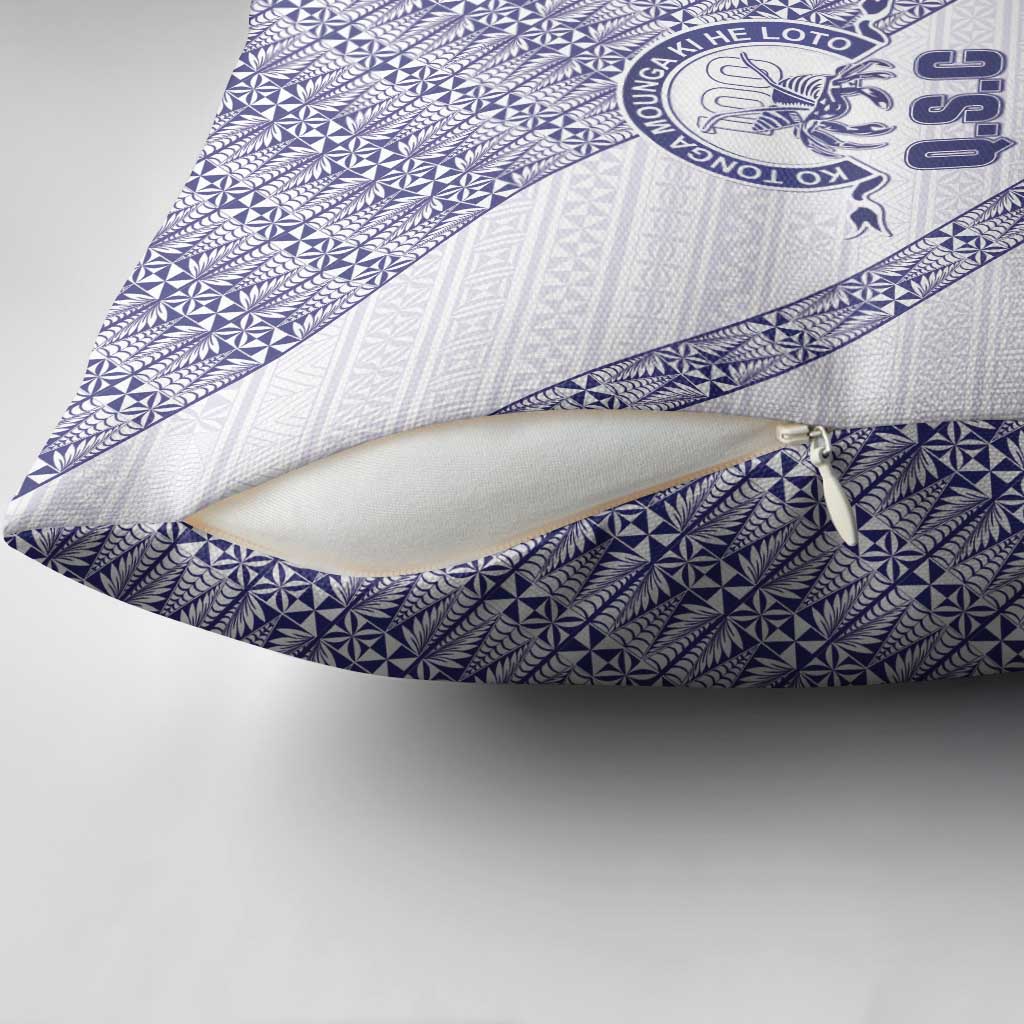 Tonga Queen Salote College Pillow Cover 100 Years Anniversary White Color