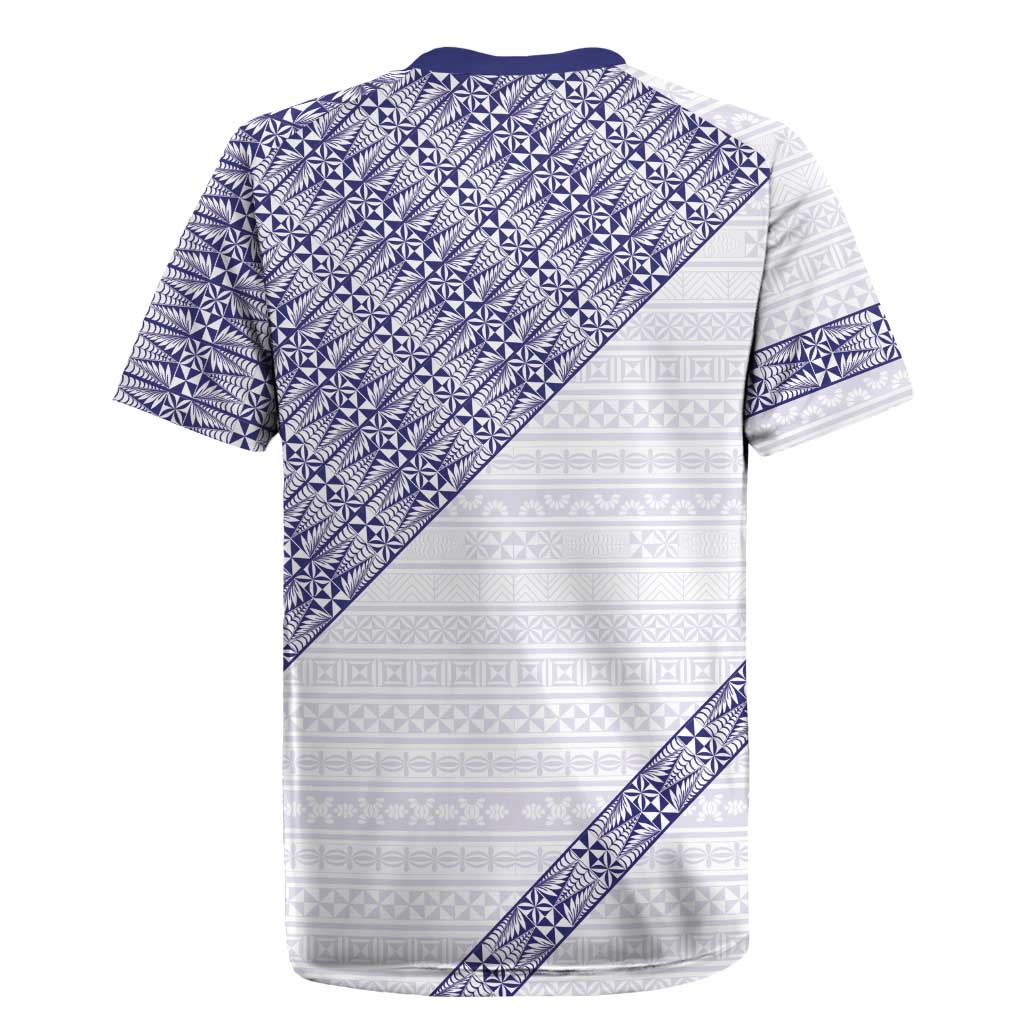 Tonga Queen Salote College Rugby Jersey 100 Years Anniversary White Color