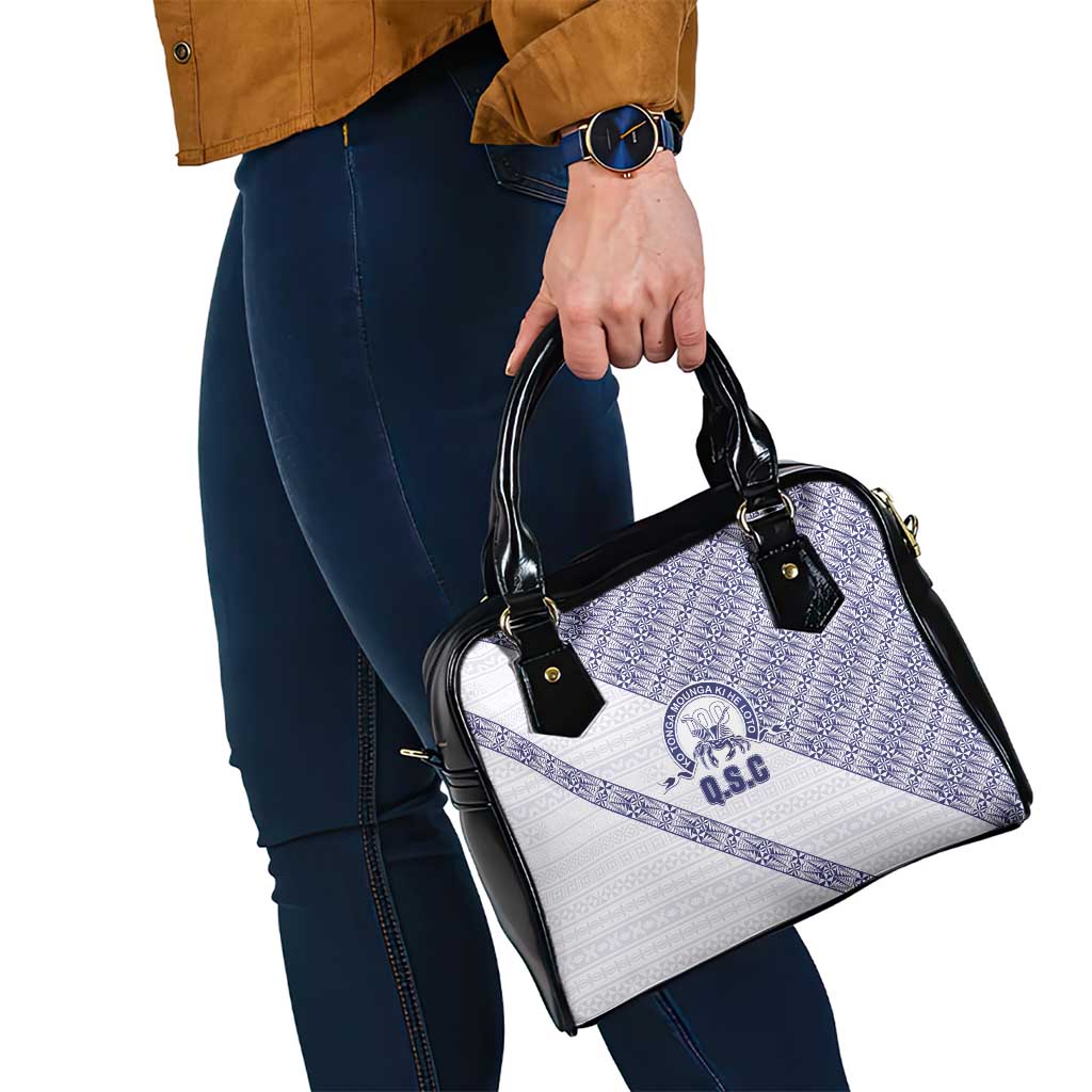 Tonga Queen Salote College Shoulder Handbag 100 Years Anniversary White Color