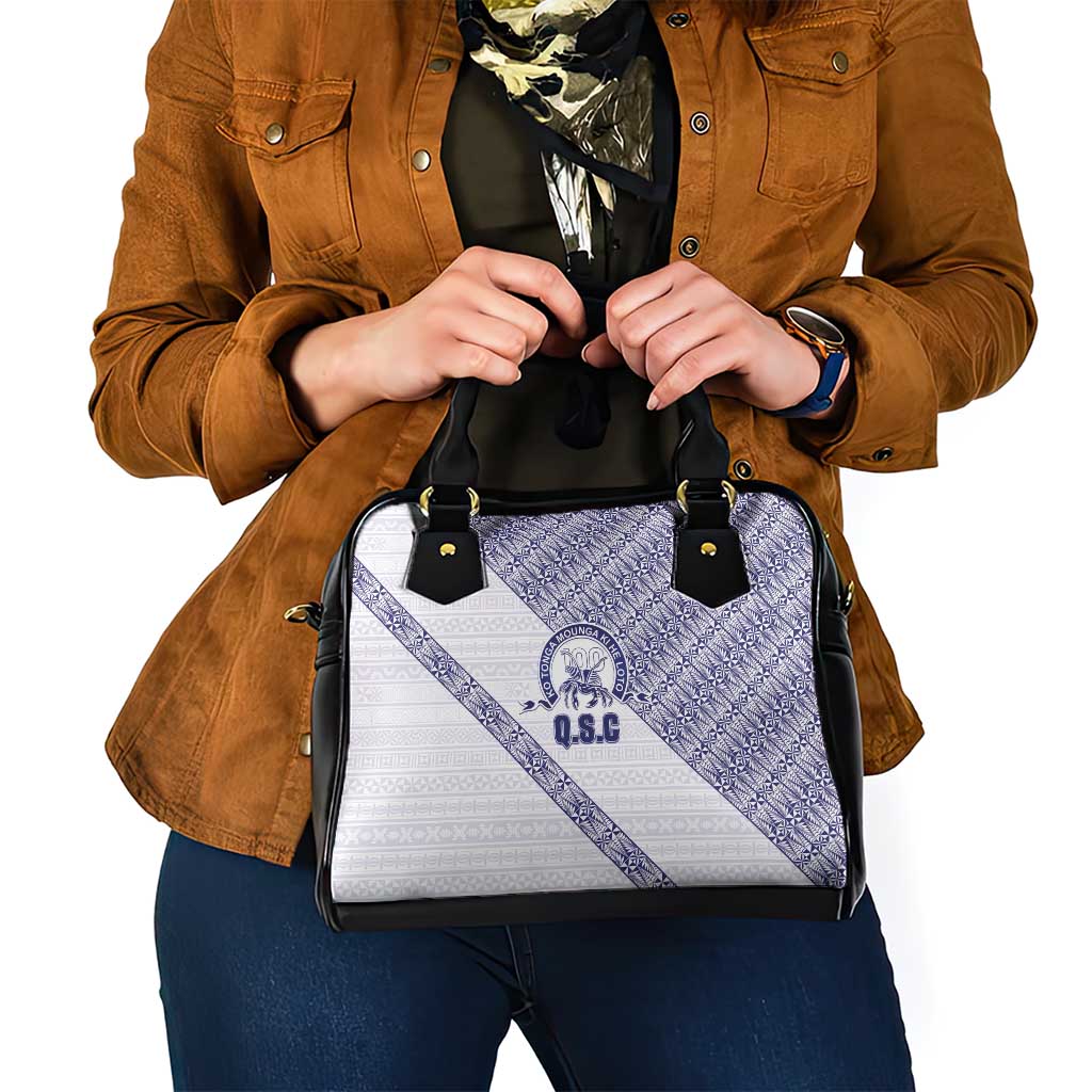 Tonga Queen Salote College Shoulder Handbag 100 Years Anniversary White Color