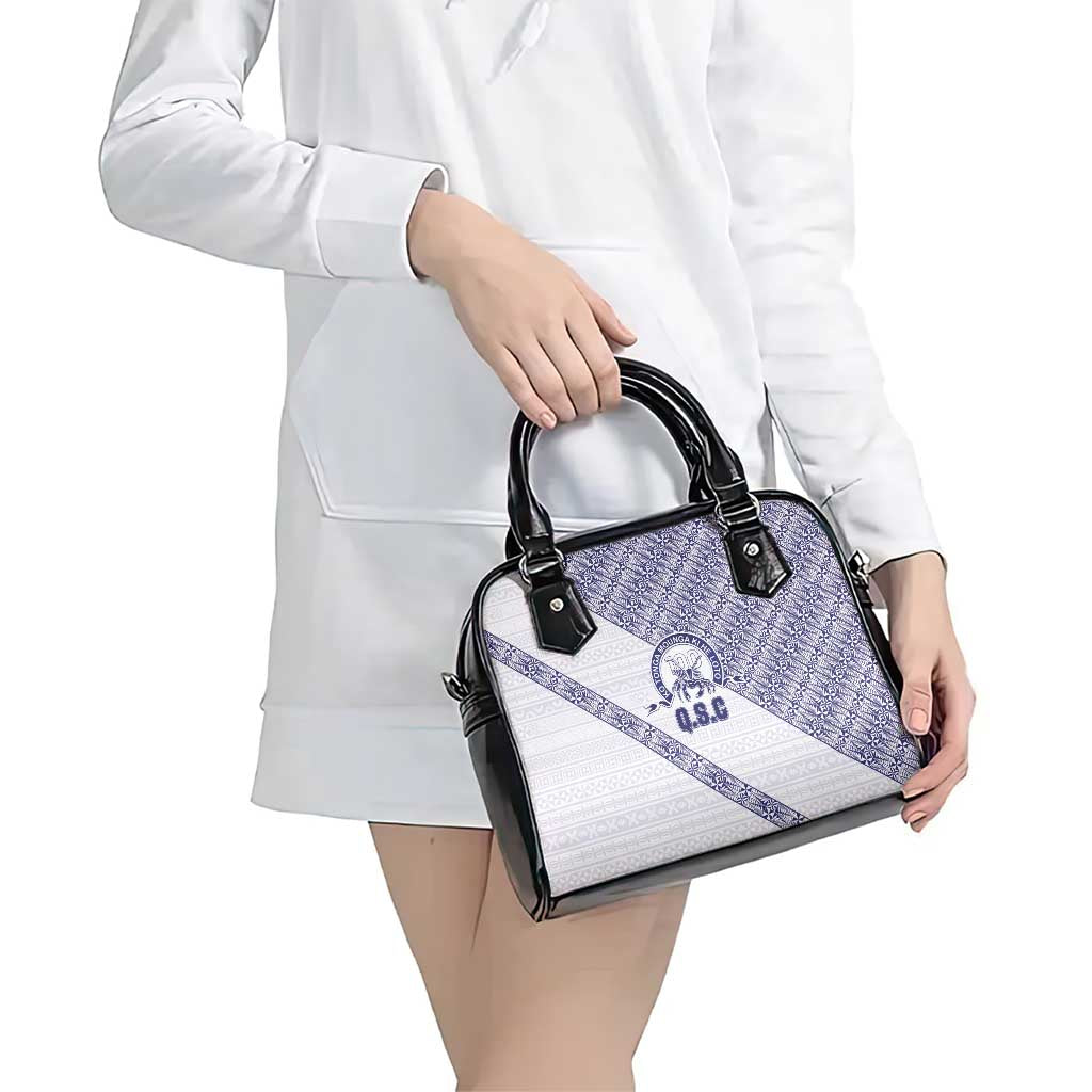 Tonga Queen Salote College Shoulder Handbag 100 Years Anniversary White Color