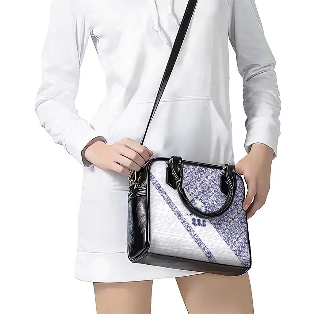 Tonga Queen Salote College Shoulder Handbag 100 Years Anniversary White Color