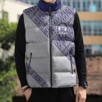 Tonga Queen Salote College Sleeveless Puffer Jacket 100 Years Anniversary White Color