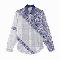 Tonga Queen Salote College Women Casual Shirt 100 Years Anniversary White Color