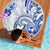 Polynesia Paisley Beach Blanket Mix Navy Polynesian Pattern