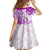 Polynesia Paisley Family Matching Off Shoulder Maxi Dress and Hawaiian Shirt Mix Pink Polynesian Pattern LT05 - Polynesian Pride