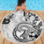 Polynesia Paisley Beach Blanket Mix White Polynesian Pattern