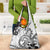 Polynesia Paisley Grocery Bag Mix White Polynesian Pattern