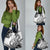 Polynesia Paisley Grocery Bag Mix White Polynesian Pattern