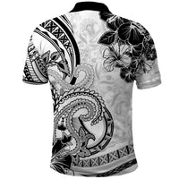 Polynesia Paisley Polo Shirt Mix White Polynesian Pattern LT05 - Polynesian Pride
