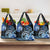 Polynesia Paisley Grocery Bag Mix Blue Polynesian Pattern