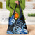 Polynesia Paisley Grocery Bag Mix Blue Polynesian Pattern