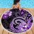 Polynesia Paisley Beach Blanket Mix Purple Polynesian Pattern