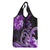 Polynesia Paisley Grocery Bag Mix Purple Polynesian Pattern
